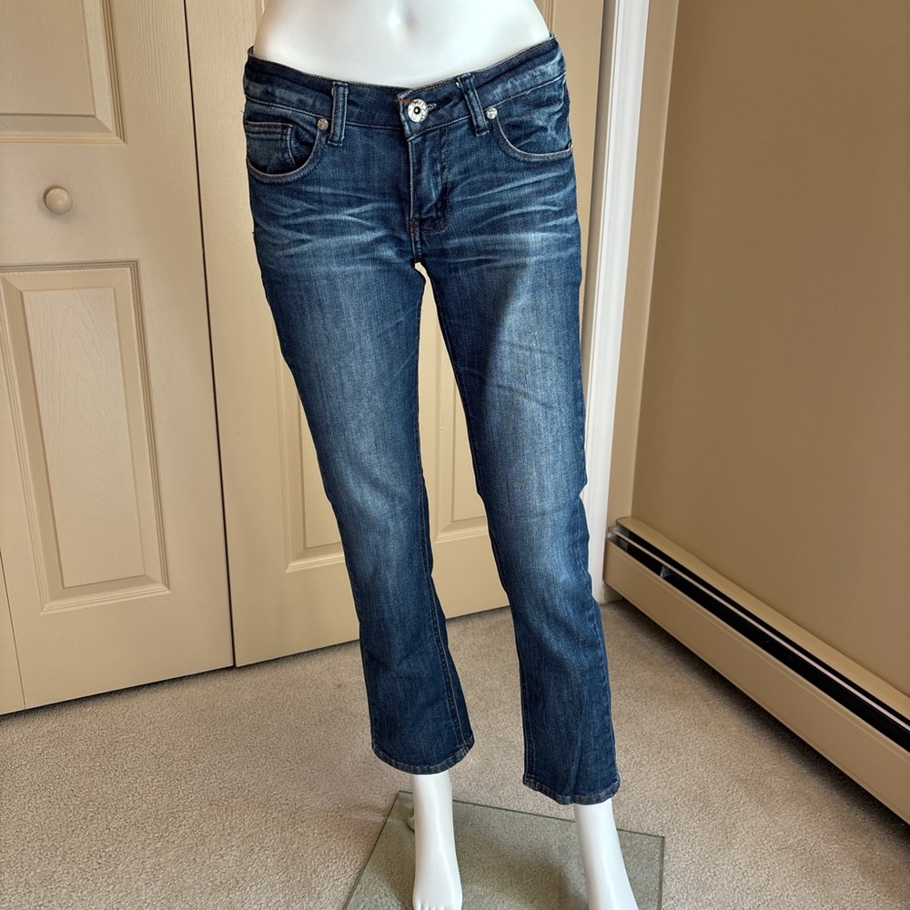 MACHINE low-rise capri jeans